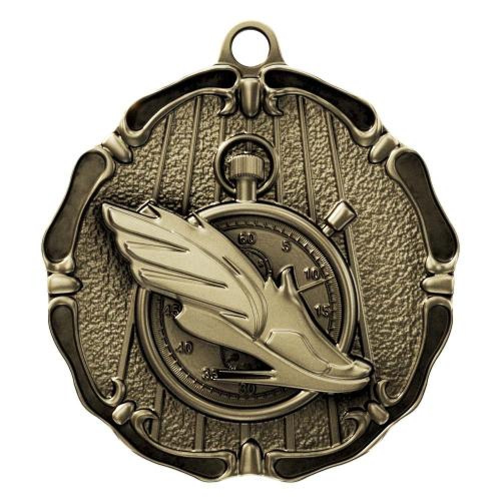 Limited Edition Medal - Track — Track Limited Edition 1-1/2" Bronze