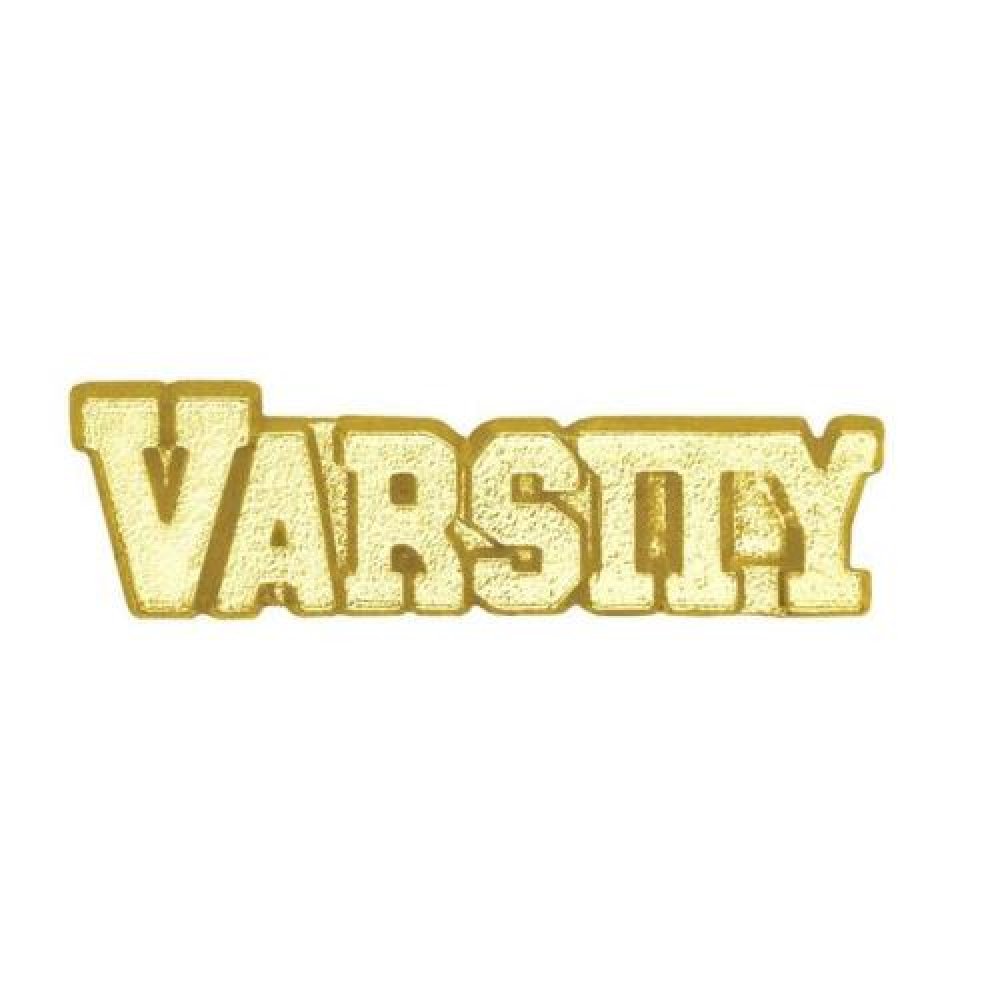 Varsity Pin — 1 1/4" - Gold