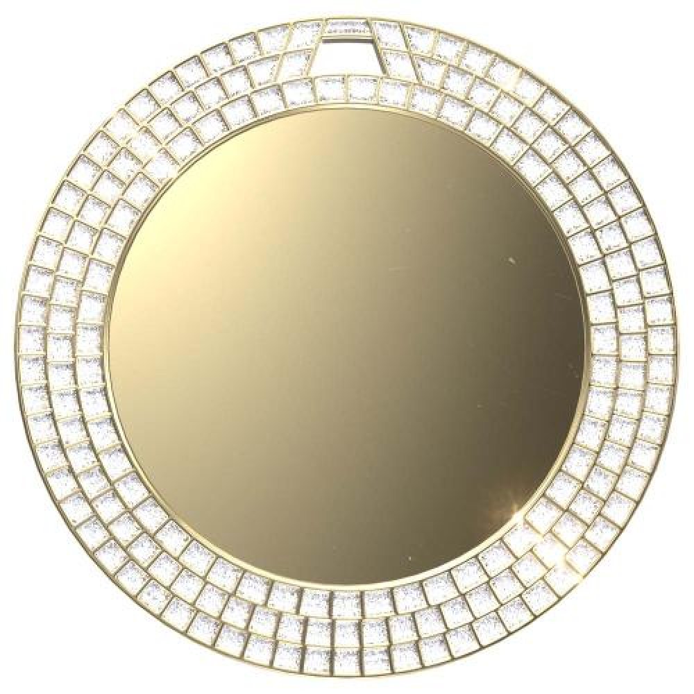 Gem Insert Medal — 2 3/4" - Bronze