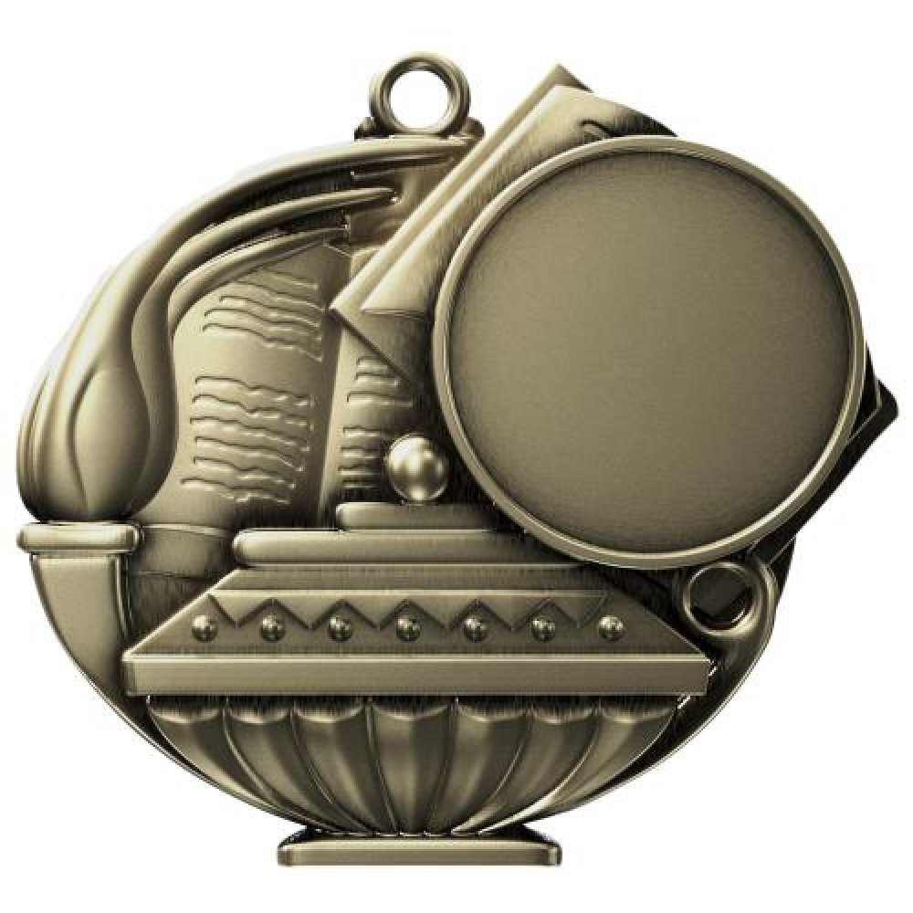 APM Medal -Scholastic — 2 1/4" - Gold