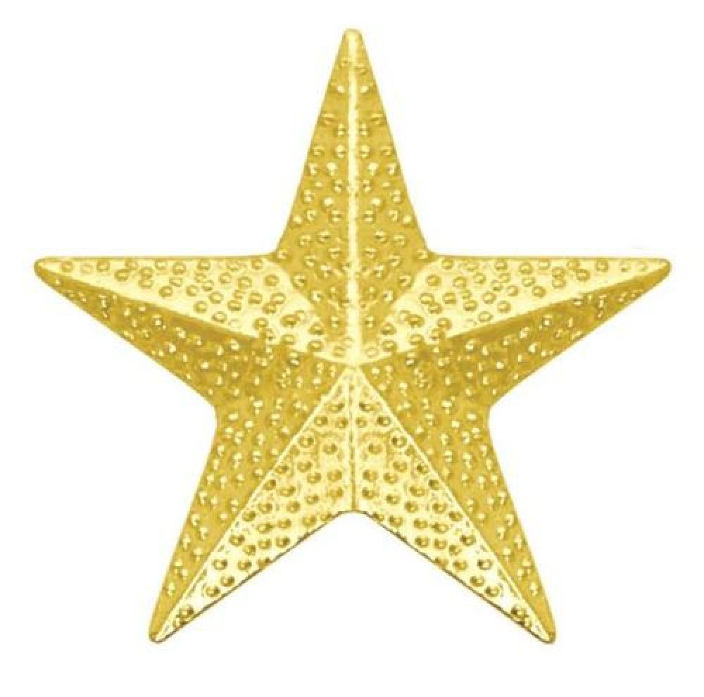 Star Pin — 1" - Gold