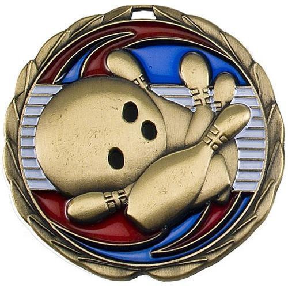 CEM Medal -Bowling — 2 1/2" - Bronze