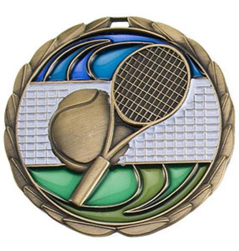 CEM Medal -Tennis — 2 1/2" - Bronze