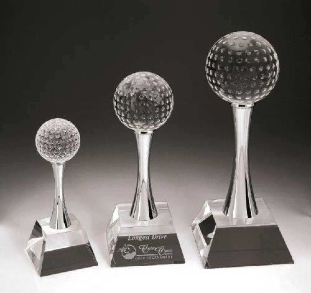 Golf Trophy — 3-1/8"W x 3-1/8"D x8"H