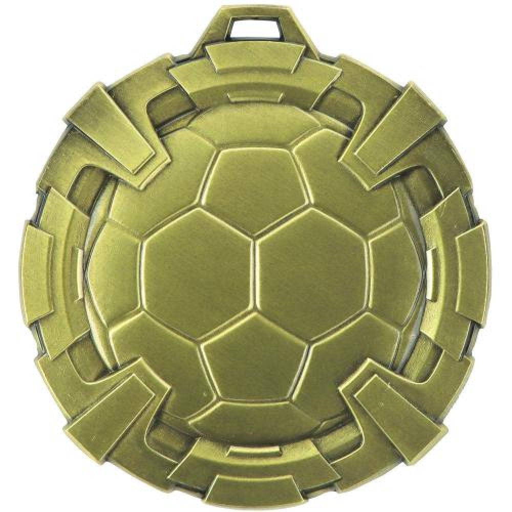 Carbonite Medal - Soccer — Silver 3"