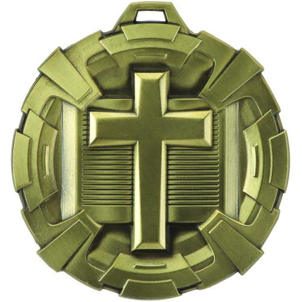Carbonite Medal - Religion — Silver 3"