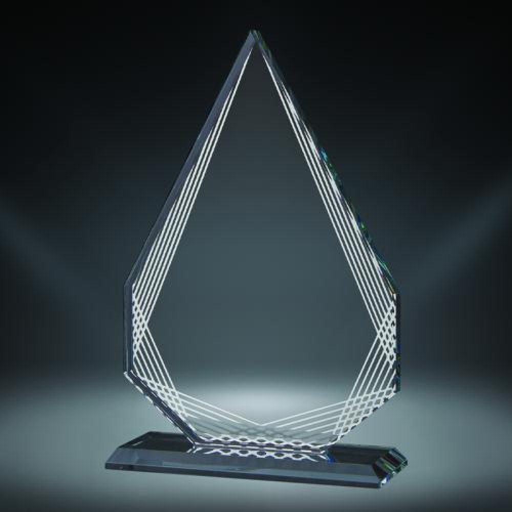 Rayado Diamond Glass Award — Rayado Diamond Award - 8 1/2""