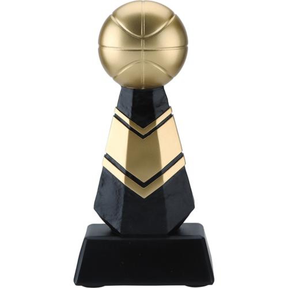 Victory Obelisk Resin Award - Basketball — Basketball 7 1/2"