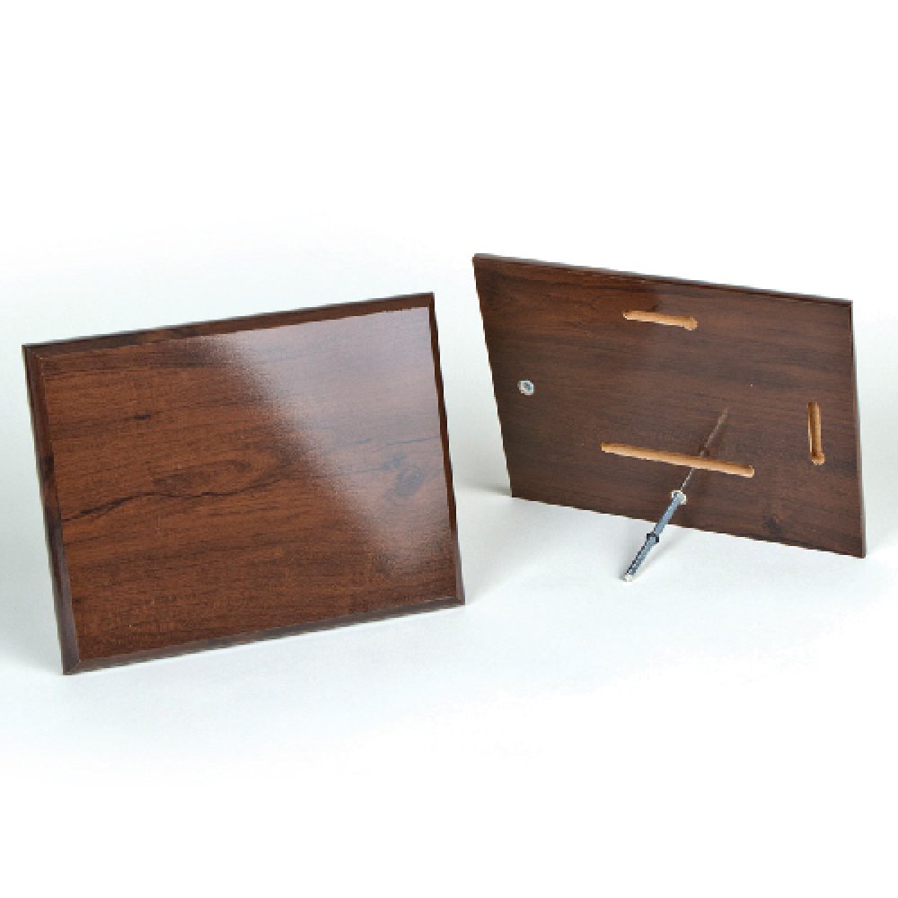 Standing Peg Plaques — Gloss Black with pin 7" x 9"