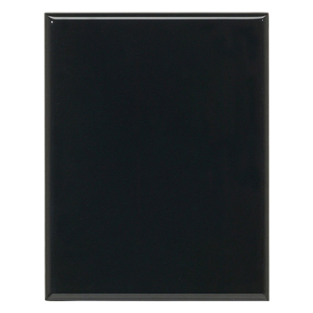 Black Economy Piano Finish Plaque — Black Piano Finish Plaque 10" x 12"