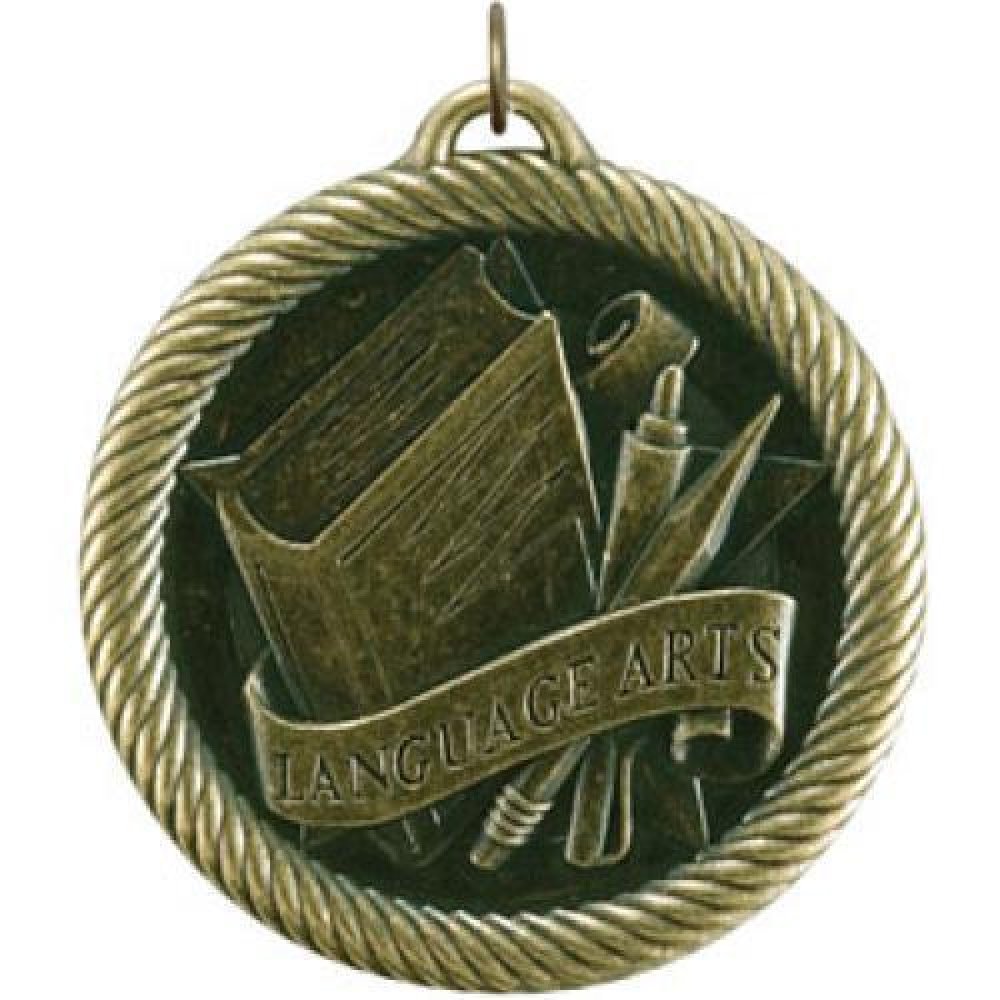 Value Medal Series Awards -Language Arts — 2" Bronze