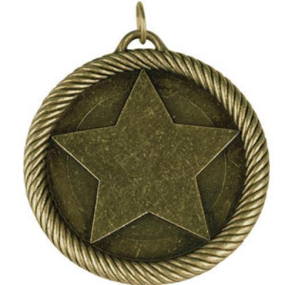 Value Medal Series Awards -Star — 2" Gold Star Performer