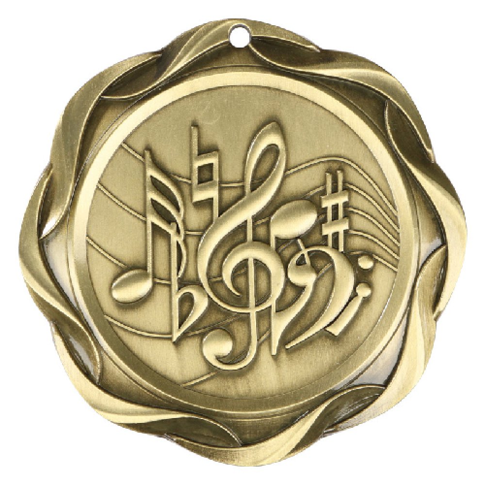 Fusion Medal - Music — Music Bronze 3"