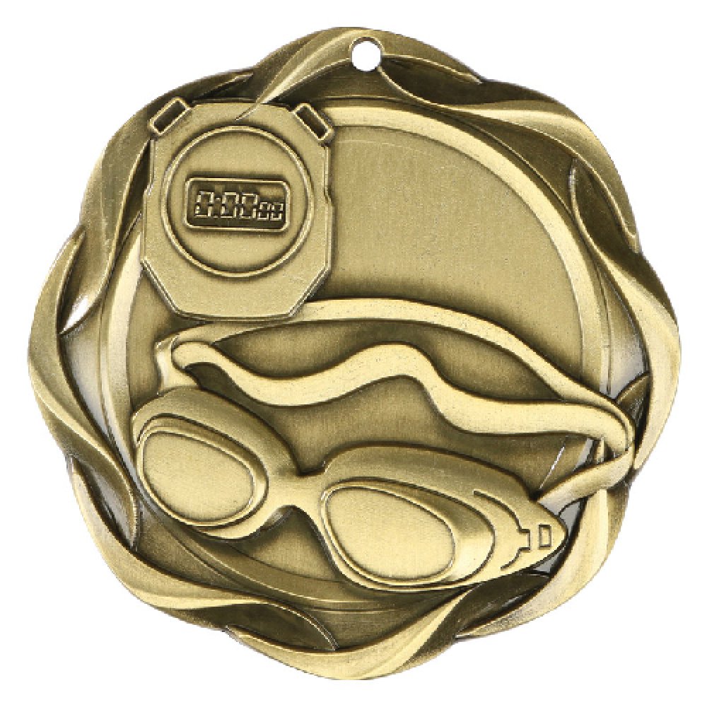 Fusion Medal - Swim — Swim Gold 3"