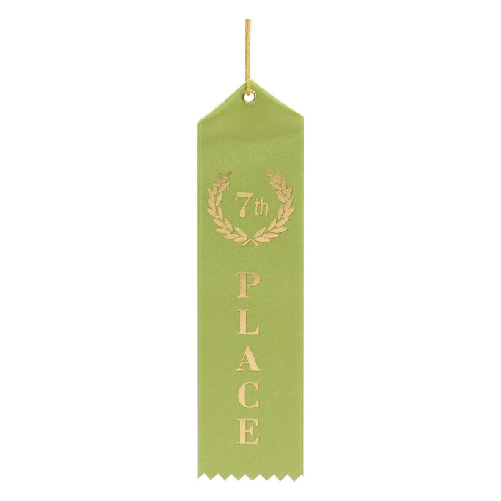 Eyelet Ribbon Awards -Seventh Place — Seventh place ribbon 2" x 8"