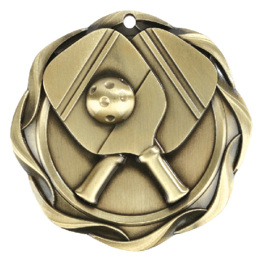 Fusion Medal - Pickle Ball — Pickle Ball Bronze 3"