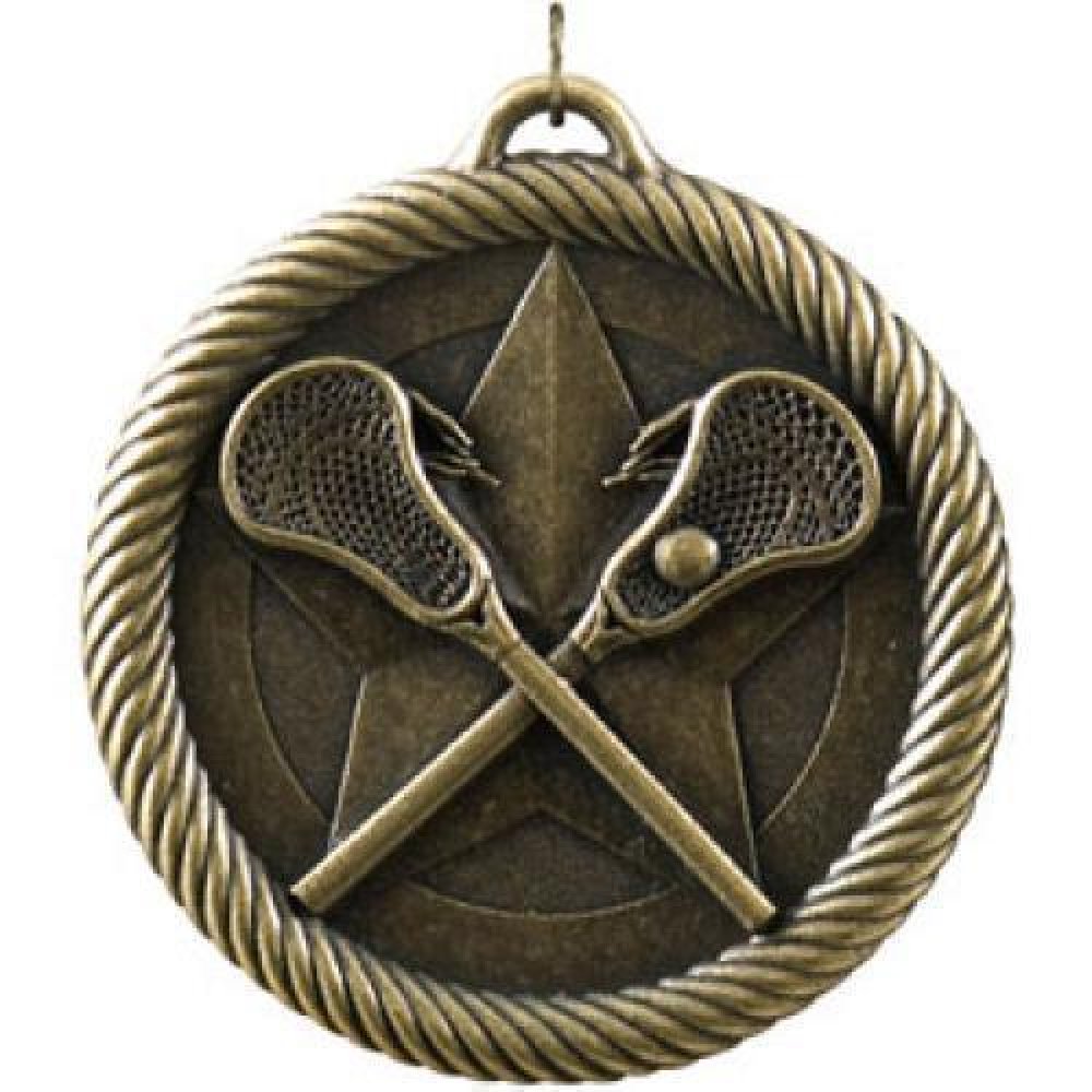 Value Medal Series Awards -Lacrosse — 2" Gold