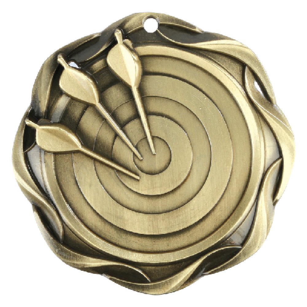 Fusion Medal - Archery — Archery Silver 3"