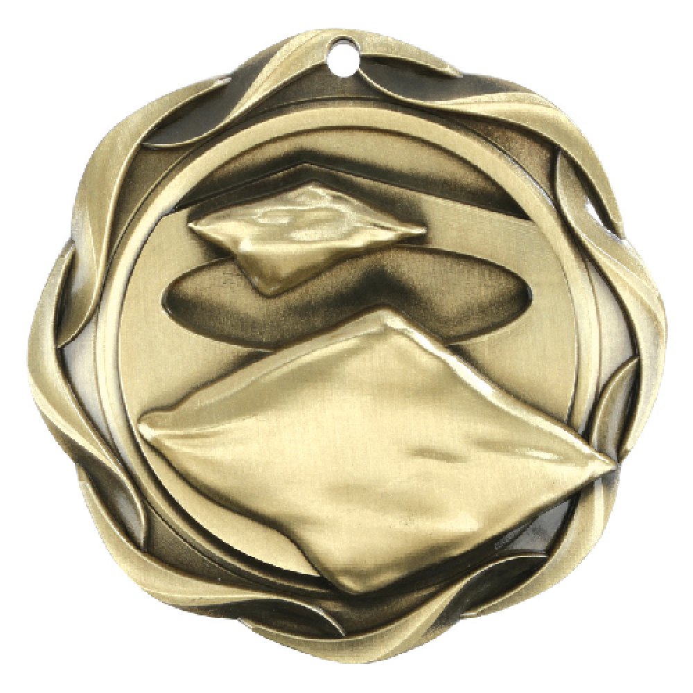 Fusion Medal - Cornhole — Cornhole Silver 3"