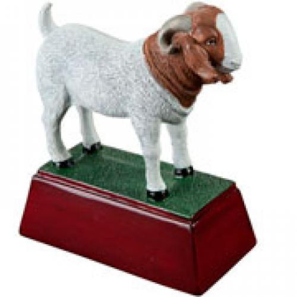 Goat Resin Award — Full color Goat 4"