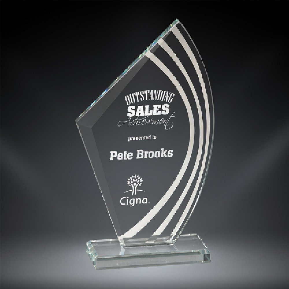 Contour Sail Glass Award — Contour Sail Glass 8 1/2"