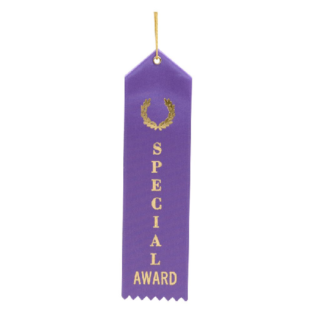 Eyelet Ribbon Awards -Special Award — Special Award ribbon 2" x 8"