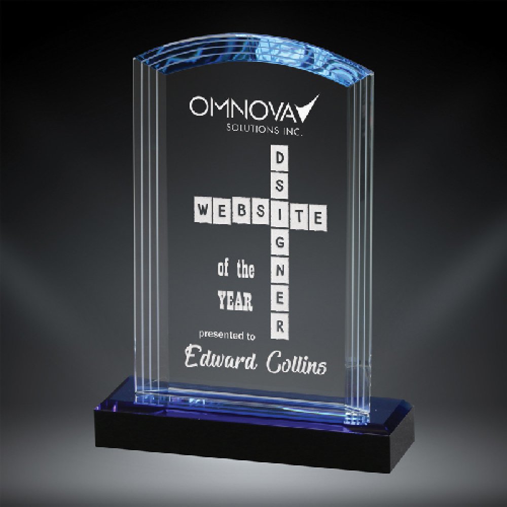Arch Crystal Award — Arch Crystal 8 1/4"