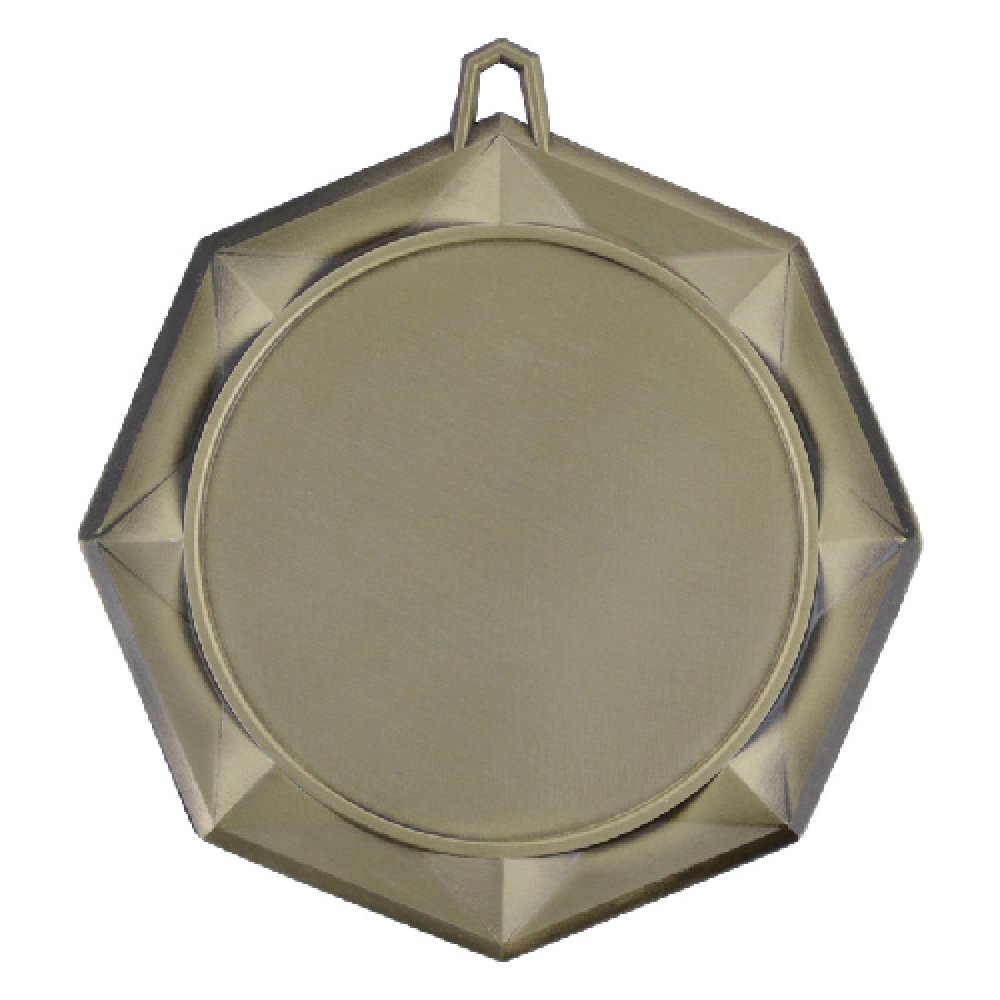 Octagon Medal - Insert Holder — Insert Holder Silver 3"