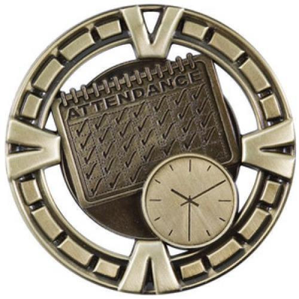 BG Series Medal Awards -Attendance — 2 1/2" Gold
