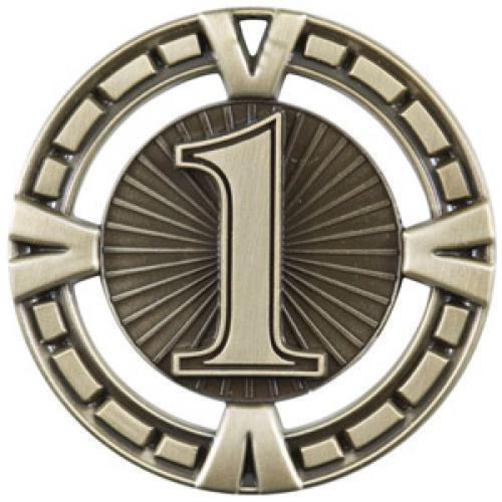 BG Series Medal Awards -1st, 2nd and 3rd Place — 2 1/2" Gold