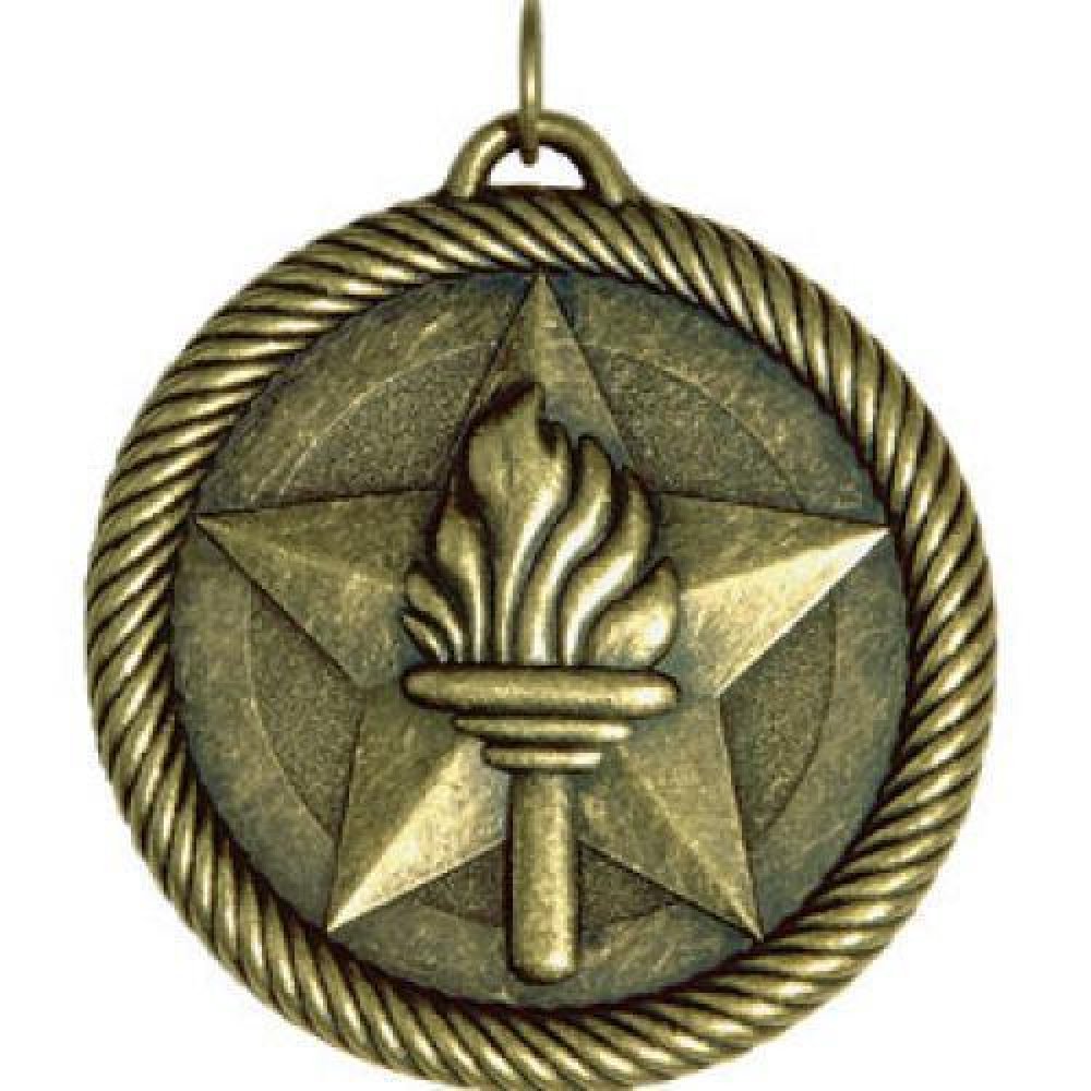 Value Medal Series Awards -Victory Torch — 2" Bronze