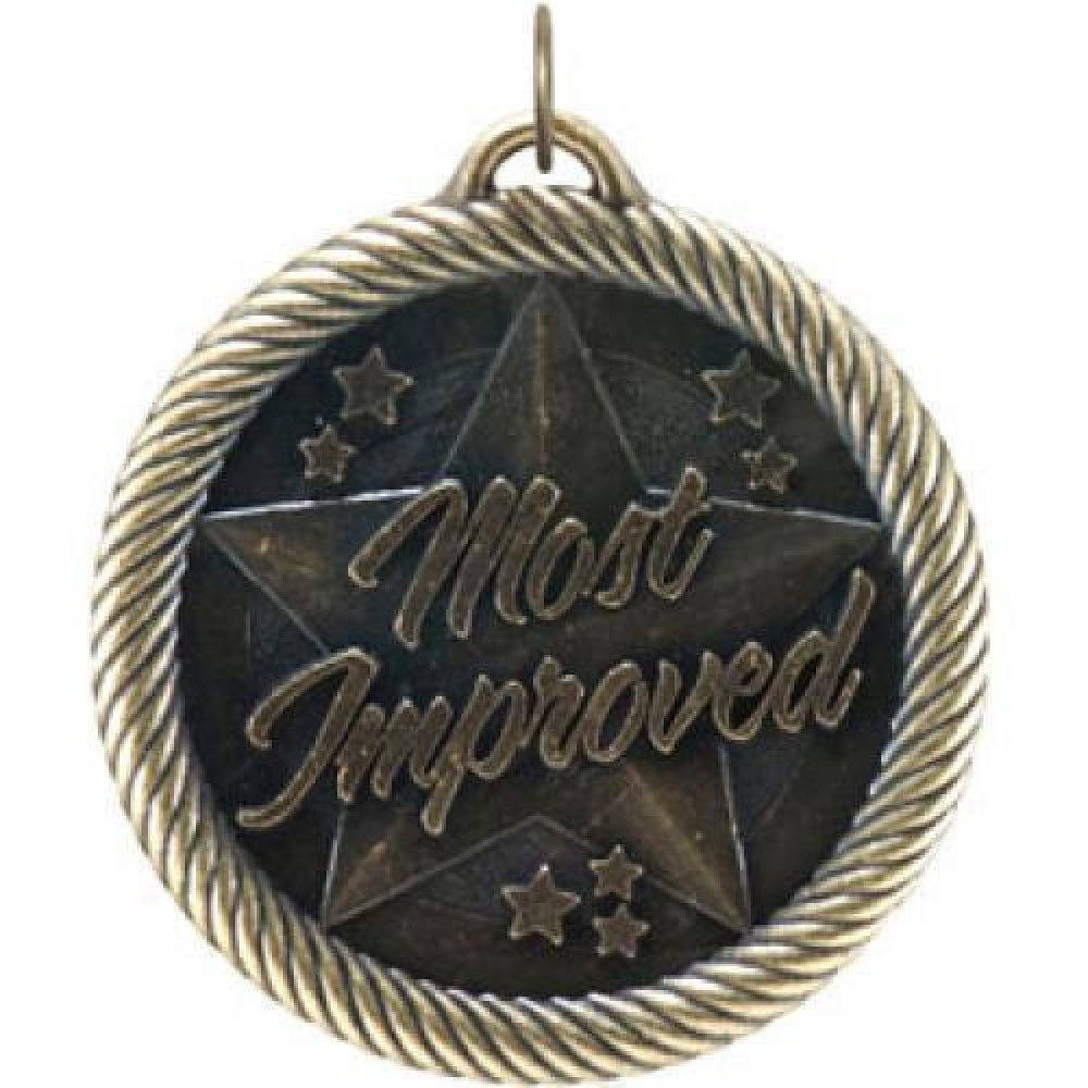 Value Medal Series Awards -Most Improved — 2" Gold