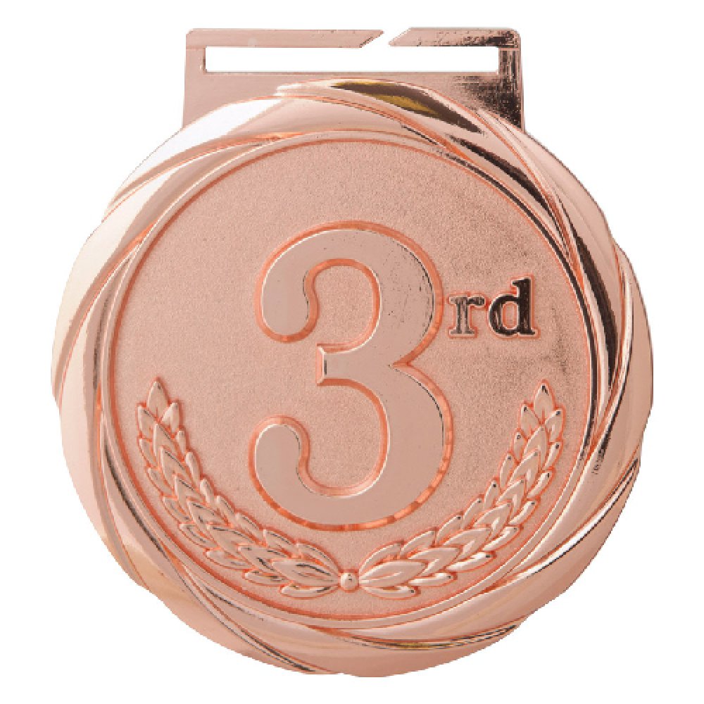 Olympic Medals - 3rd Place — 3rd Place Bronze 3 1/4"