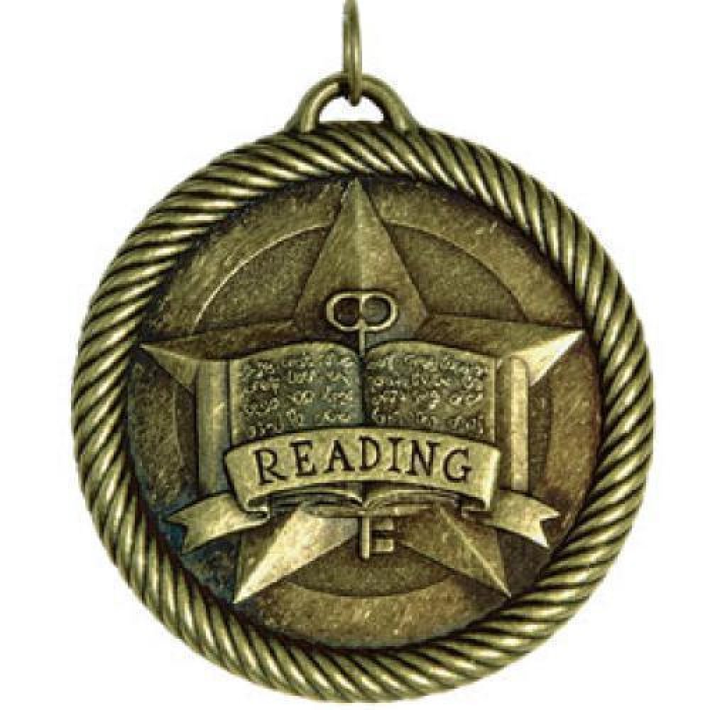 Value Medal Series Awards -Reading — 2" Gold Readers are Leaders
