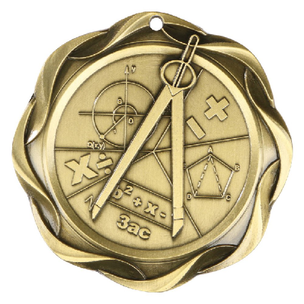 Fusion Medal - Math — Math Silver 3"