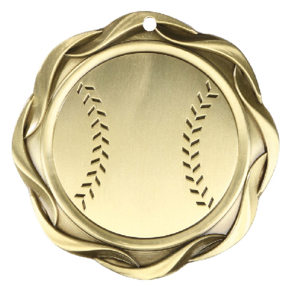 Fusion Medal - Baseball — Baseball Gold 3"