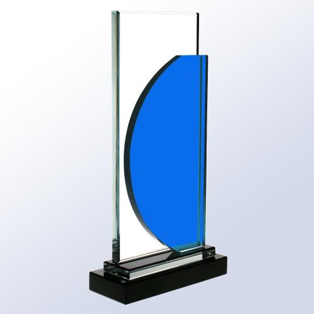 Blue Half Moon — 9-1/2"H x 5"W x 2"D