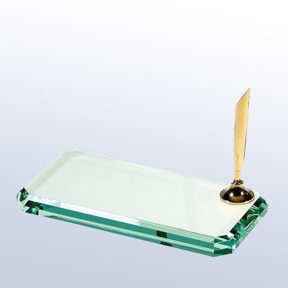 Beveled Edge Pen Sets — 1/2"H x 6"W x 3"D -Single Pen