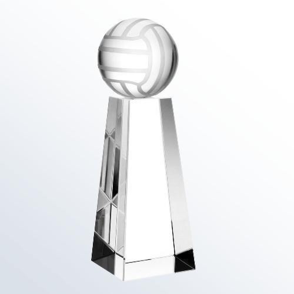 Championship Volleyball Trophy — 6"H x 2-3/8"W x 2-3/8"D