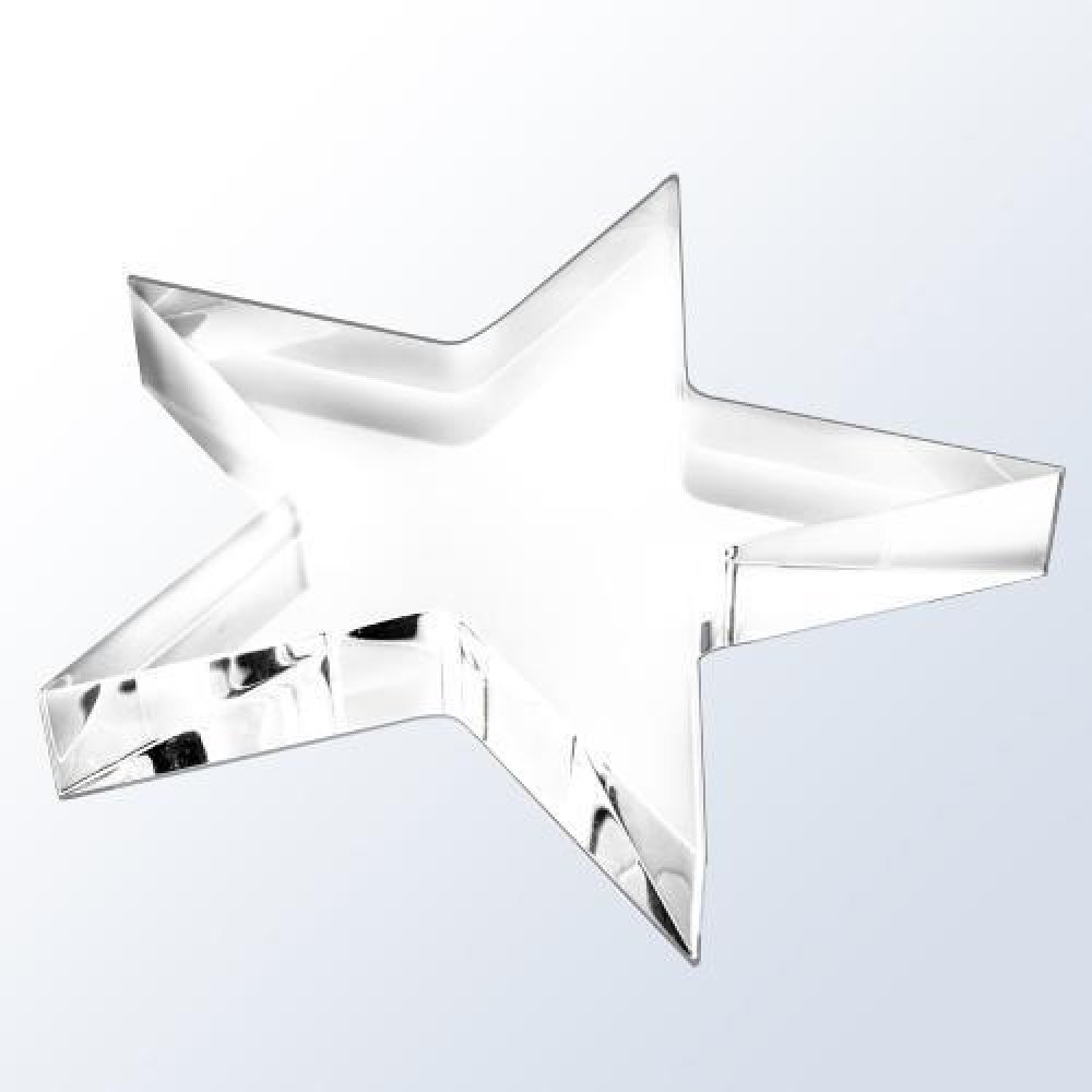 Acrylic Star — 5"H x 5"W x 3/4"D