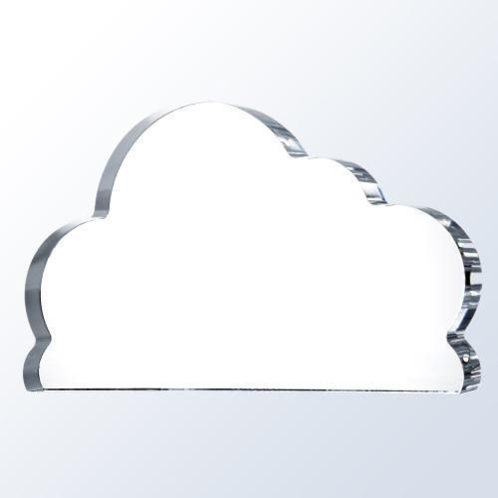 Acrylic Cloud — 4-1/4"H x 7"W x 3-4"D