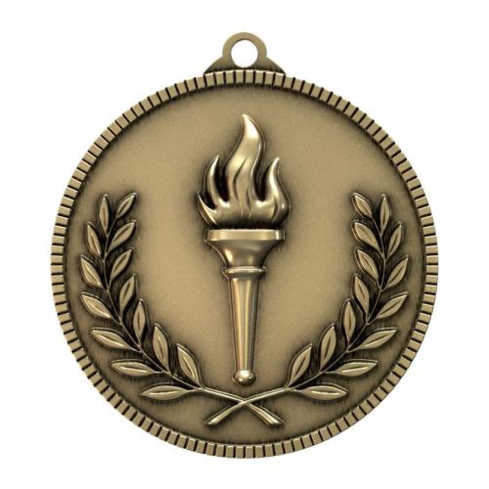 Classic Legacy Medallion - Victory — 2" Antique Gold Medallion