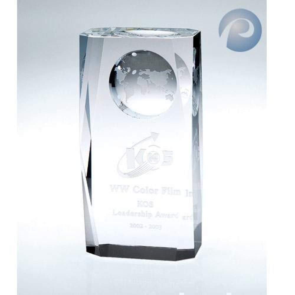 Beveled Globe Column — 8"H x 4"W x 2-3/8"D