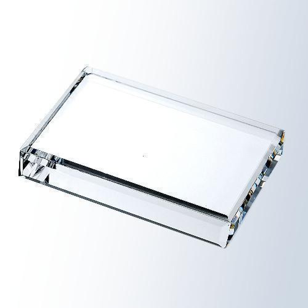 Rectangle Paperweight — 3/4"H x 4"W x 3"D