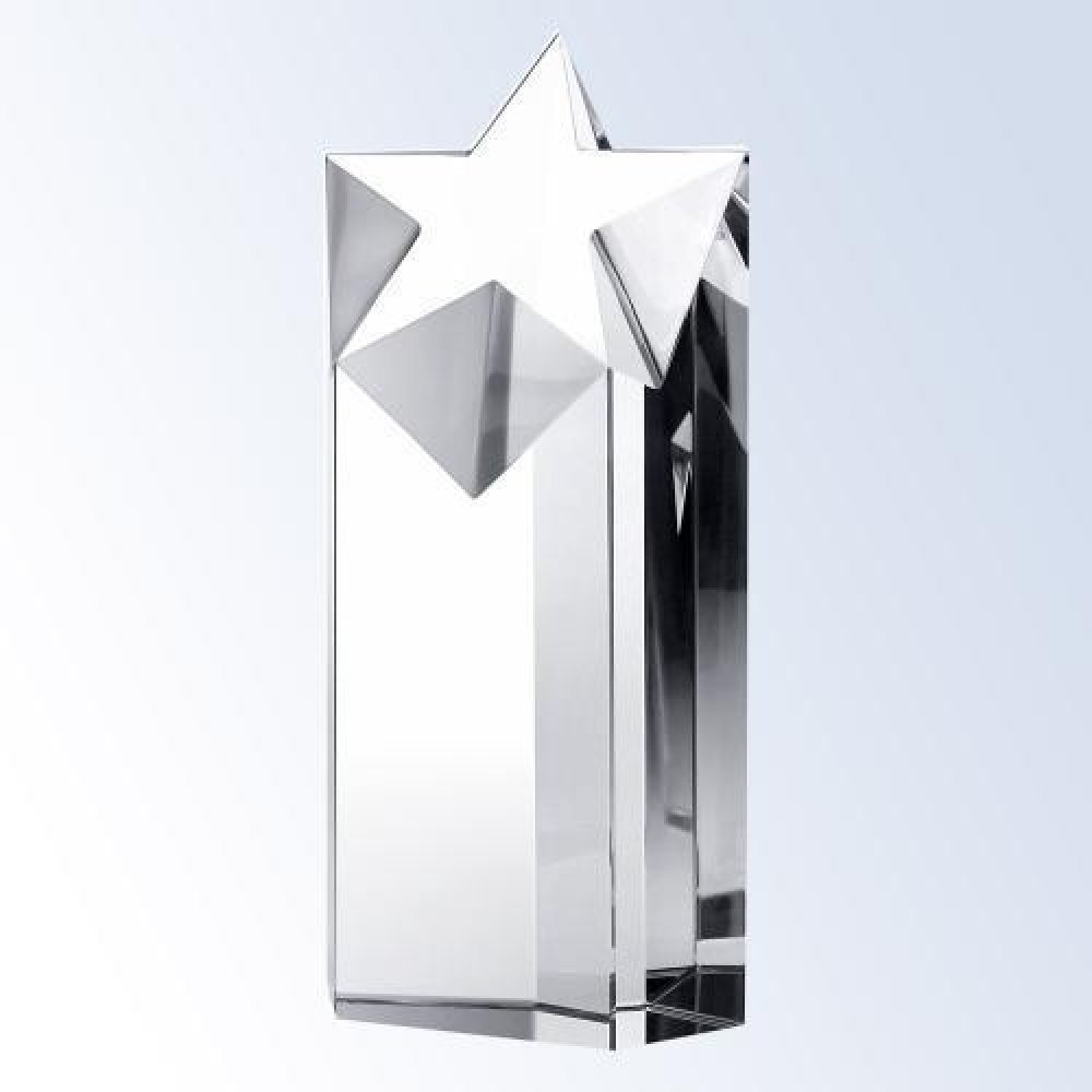 Sparkling Star Tower — 10"H x 4-1/4"W x 2-1/4"D