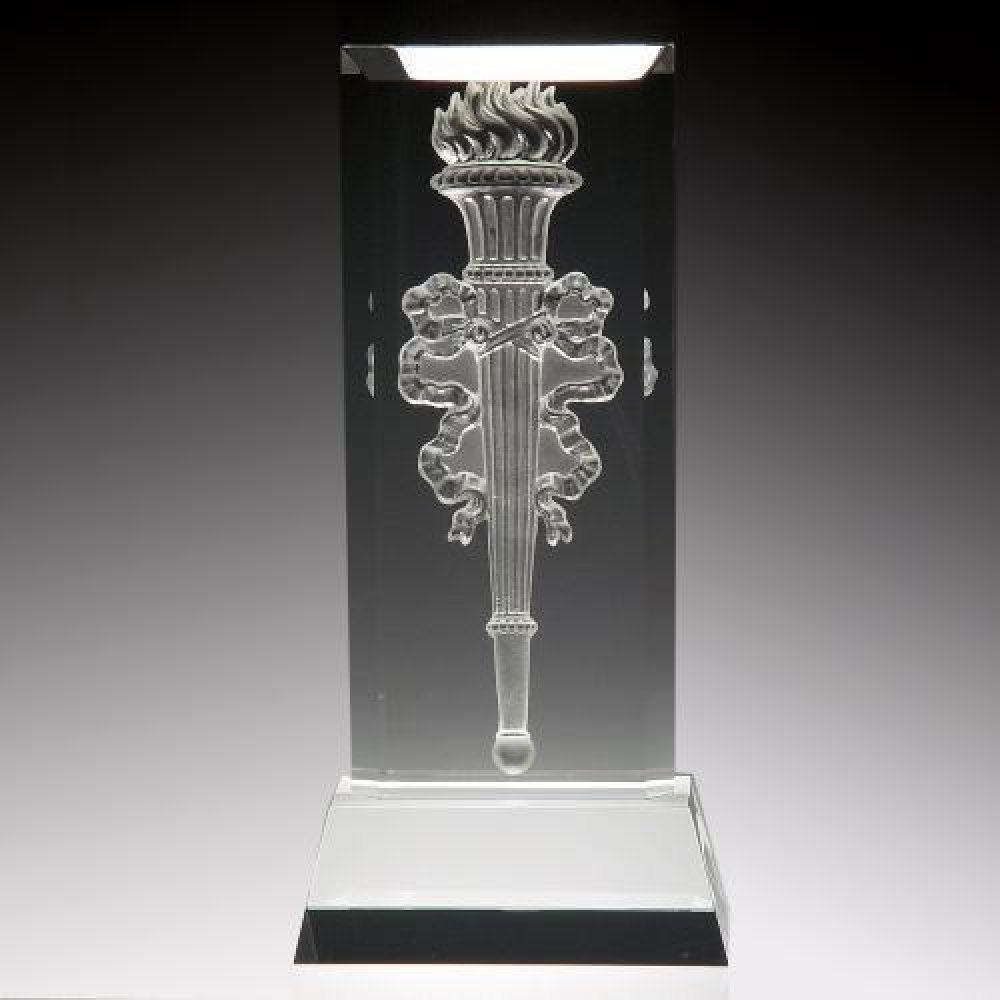 Victory Flame — 12"H x 5-3/4"W x 3"D