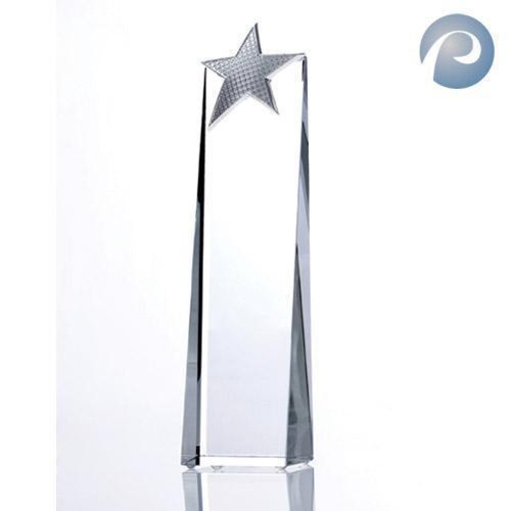 Metal Star Tower — 9-1/4"H x 2-3/4"W x 2"D