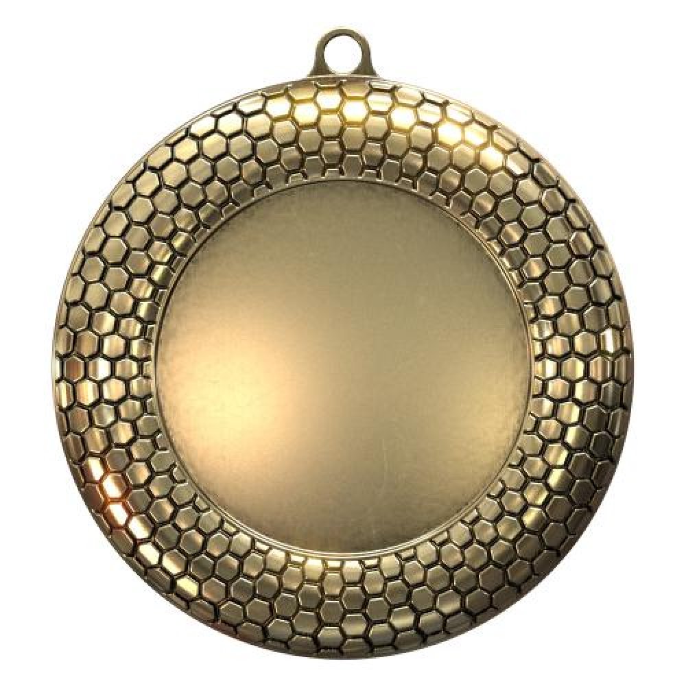 Antique Snake Insert Medal — 3" Round (silver)