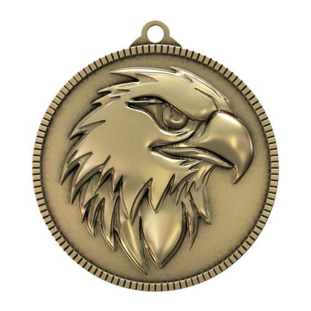 Classic Legacy Medallion - Eagle — 2" Antique Gold Medallion