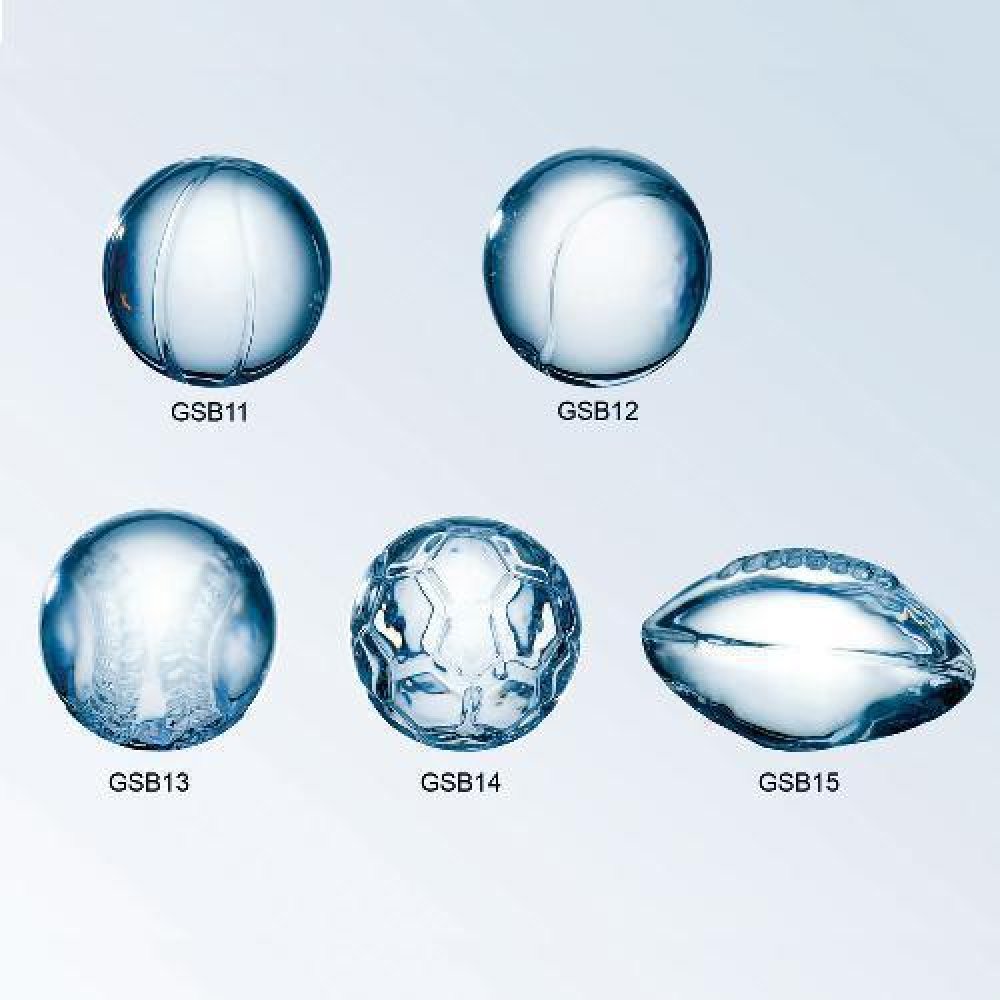 Molten Glass Clear Sports Ball — 2-3/8" Dia.